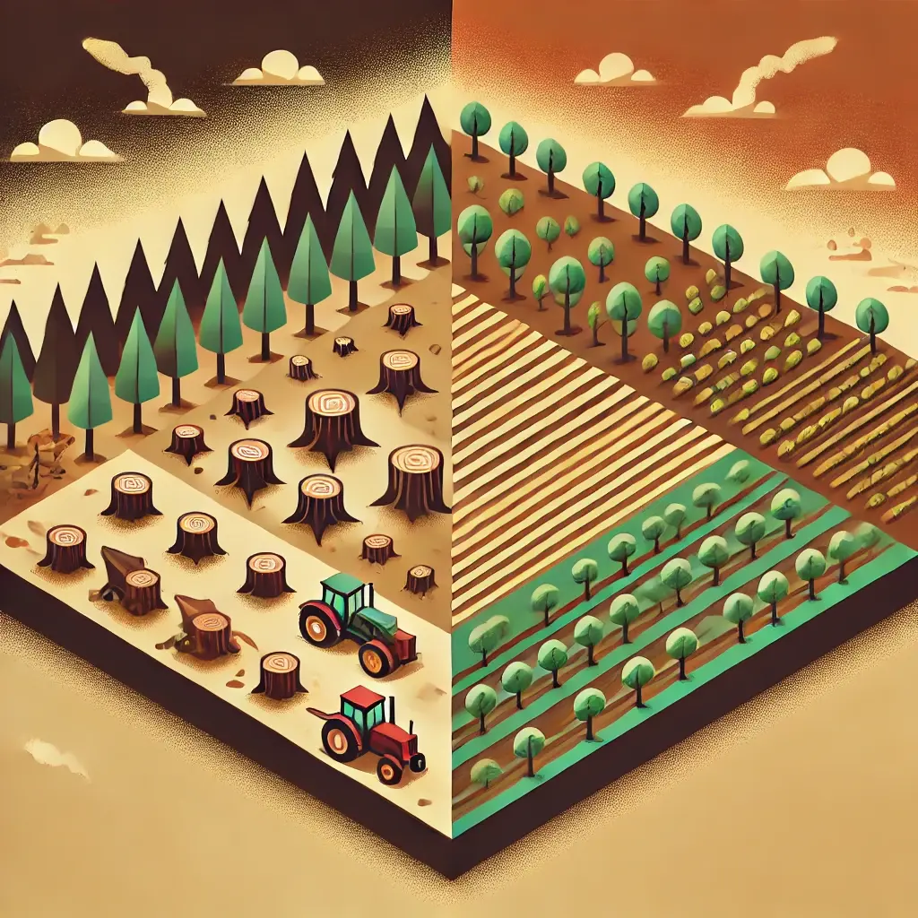 Deforestation and Agriculture Cover